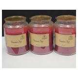3 Cinnamon Snap Scented Candles