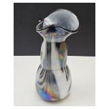 Studio Glass Tom St Clair Vase 9" H