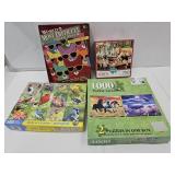 Lot Of Puzzle; Cats, Birds, Horses +