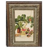 Vintage Frame Crewl Art 22.5 x 30"