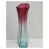 VTG Murano 13.5" Glass Vase