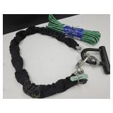 Utility Rope & Heavy Duty Lock W Keys