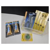 NIP Screw Drivers, Liquid Nails, Brush & Wire