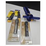 NIP Utility Knives, Quick Grips & Flash Lights