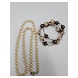Honora Pearl Bracelet & Like Pearl Necklace