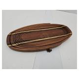 VTG Wooden Basket Handcrafted Extendable 12.5" W