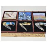 Lot Of Knives W Display Boxes