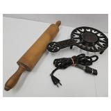 Primitive Hotrivet & Rolling Pin