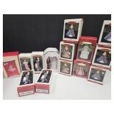 Hallmark Ornaments; Barbies, Barbie & Ken +