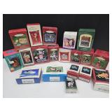 Hallmark Ornaments; Pooh, NASCAR ++