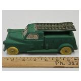 Vintage Auburn Rubber Fire Truck Toy Truck 7"
