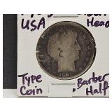 1905 Liberty Head Barber Half Dollar
