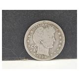 1898 Barber Quarter 90% Silver