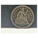 1856 Liberty Seated Dime 90% Silver