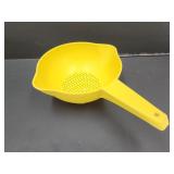 VTG Tupperware Yellow Colander Strainer