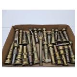 Large Collection of Brass Water Nozzles