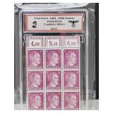 German WWII Block Stamps MUH