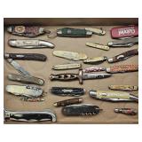 Lot of Advertising Pocket Knives +