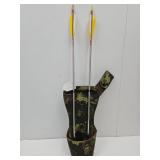 Vintage Browning Quiver with 2 Arrows
