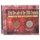 1905 Indian Head Penny & 1911 V Nickel Coins