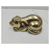 Brass Cat 5.5"L