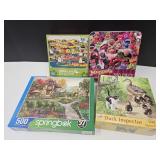 Nice Lot Of Puzzles; Duck Inspector, Muppets +
