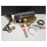 Antifreeze Tester, Weather Guage & Brass Decor +