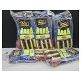 5 Pair Ringers Gloves Sz L