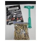 Reloading Brass, Gun Book & Gun Tool