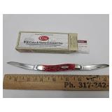 Case XX Mini MUSKRAT CV Dark Red Bone New In Box