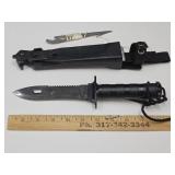 Tomahawk Knife W Sheath