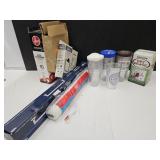 Rust O leum Dry Erase,Tumblers, Towel Bar +