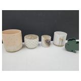 Nice Lot of Planters up to 5.5"H