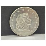 1981 World Wide Mint 1 OZ Silver Round