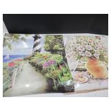 Daisy & Lighthouse Appliance Magnets 23 x 26"