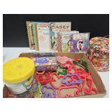 Vintage Books, Cookie Cutters & Tin