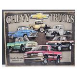 Chevy Truck 16" x 12" Sign