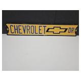 Chevrolet Dr Sign 20" x 3"
