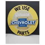 Genuine Chevrolet Parts 14" Advertising Sign