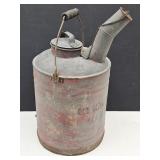 5 Gal  Galvanized Gas Can with Caps