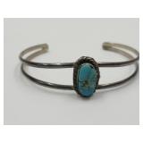 VTG Turquoise Cuff Bracelet- Silver?
