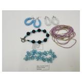 Costume Jewelry Lot - Cluster Bracelet,+