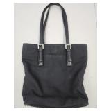 Cute Black Coach Purse 9"W
