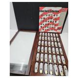 Presidential Pocket Knife  Collection in Display