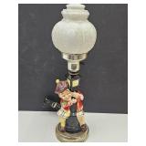 Vintage Lamp  Happy Drunk Guy on Lamp Post 18.5"h