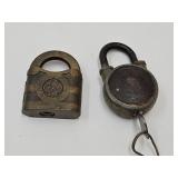VTG Lock W Key & Yale & Towne Lock No Key