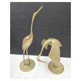 Brass Storks 6.5" to 11" high