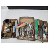 Lot Of Wrenches , Files & Hand Tools +