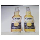 2 Corona Beer 19" T Advertising Signs