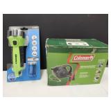 Coleman Quick Pump, & New Flashlights w Batteries